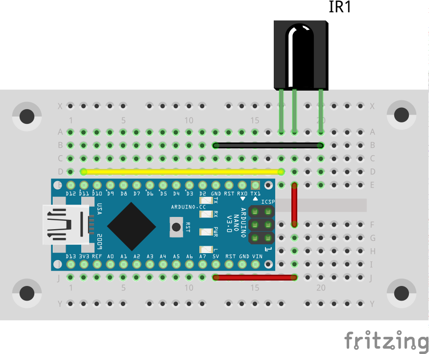 Infrarotanalyzer Steckplatine